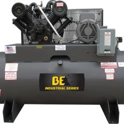 BE AC10120B 120 Gallon Air Compressor 230V 1 Phase 10 HP