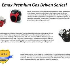 EMAX Gas Driven Industrial Plus Piston Air Compressor -Generators & Compressors Sales gas drive call out page 12.18.15 2