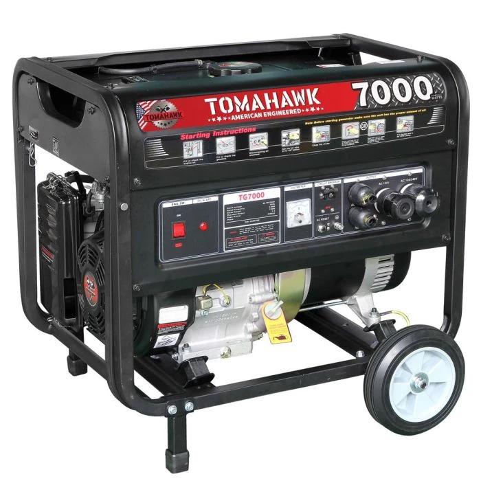 Tomahawk Power TG7000 7000 Watt Gas Powered Portable Generator 3 Tomahawk Power TG7000 7000 Watt Gas Powered Portable Generator